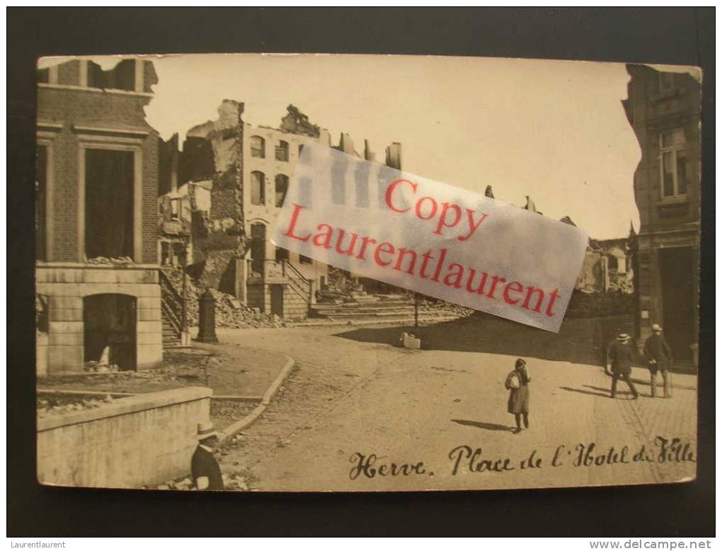 HERVE - Place De L'hôtel De Ville - Photo Carte - Herve