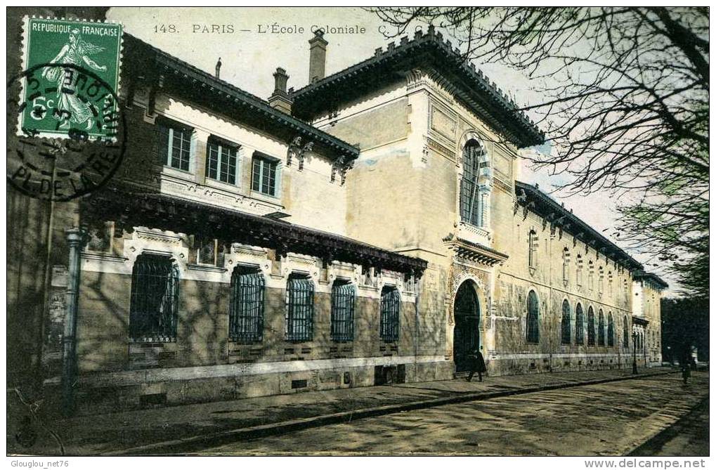 75-PARIS...L'ECOLE COLONIALE...CPA - Enseignement, Ecoles Et Universités