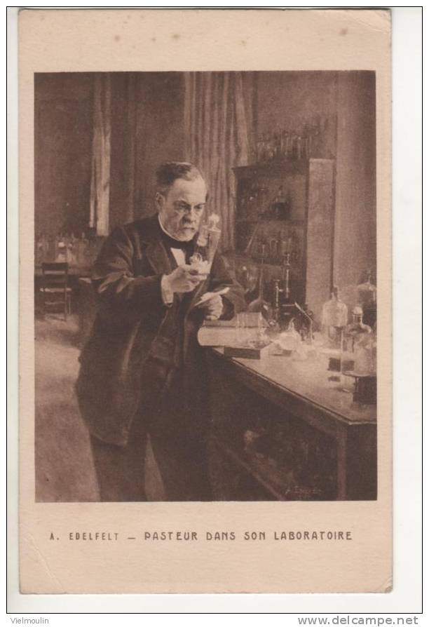 DOLE 39 PASTEUR DANS SON LABORATOIRE EDELFELT DOLE - Gesundheit