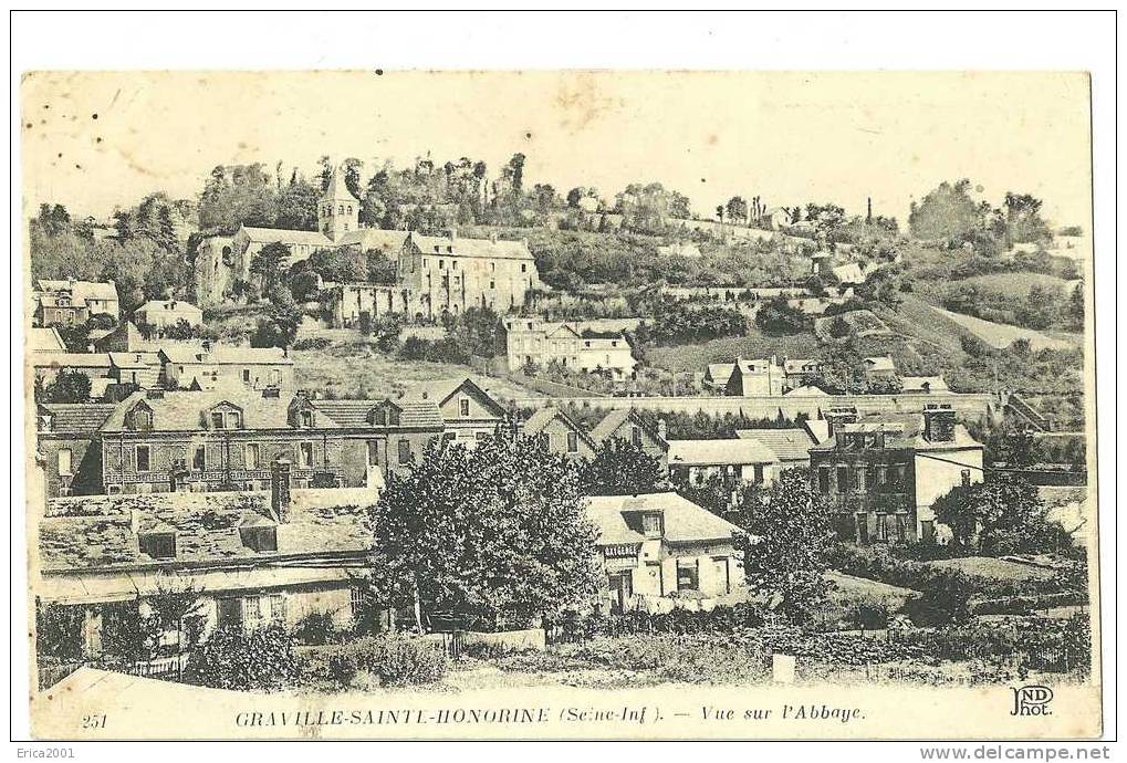 Graville-Sainte-Honorine. Vue Sur L´abbaye. - Graville