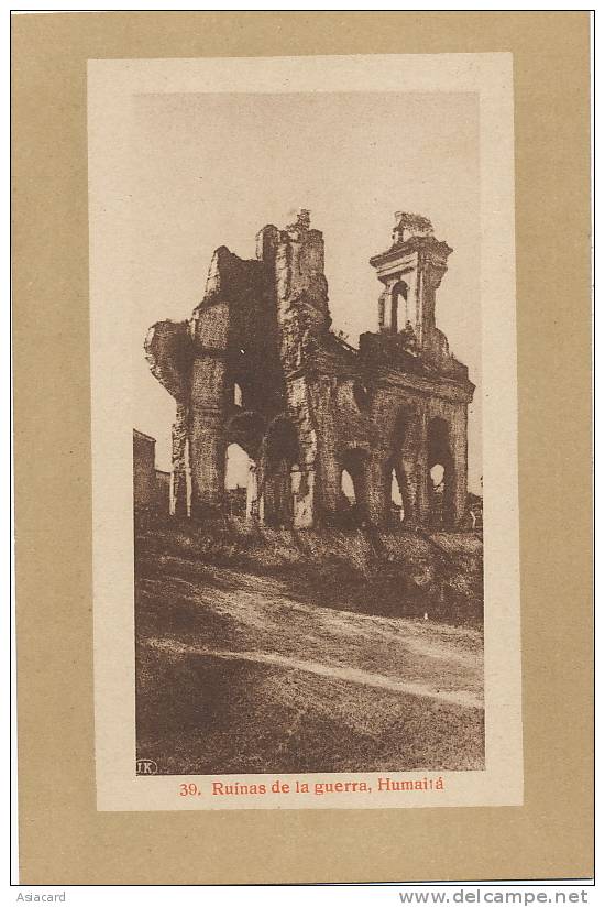 Humaita Ruinas De La Guerra No 39 Fototipia Thomas Barcelona - Paraguay