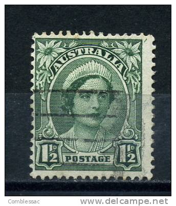 AUSTRALIA    1948      1 1/2d   Green     USED - Used Stamps