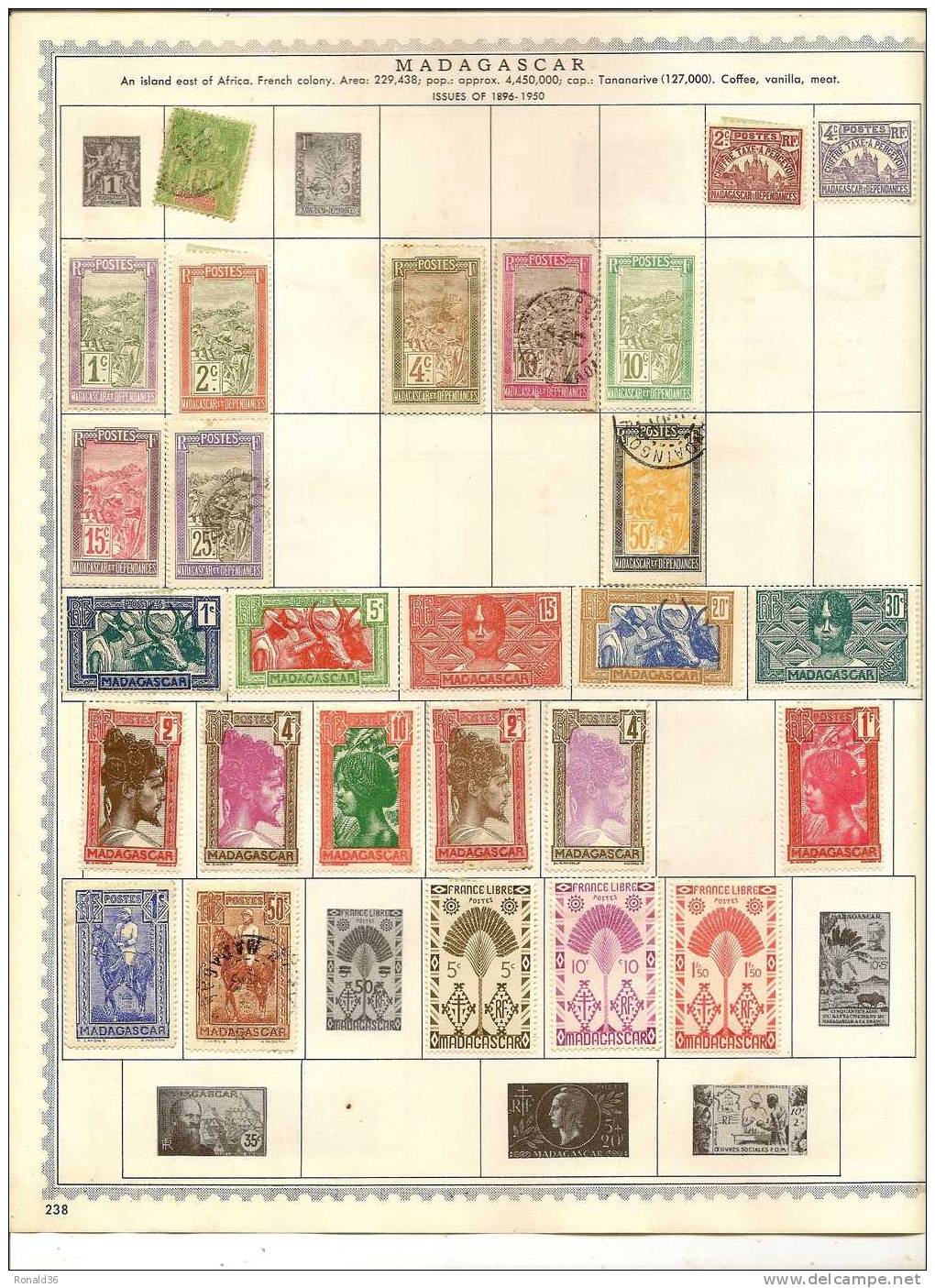 lot de timbre poste , aérienne ( neuf et oblitéré ) CALEDONIE NIGER AFRIQUE  MADAGASCAR  GUYANE CAMEROUN  TCHAD DAHOMEY
