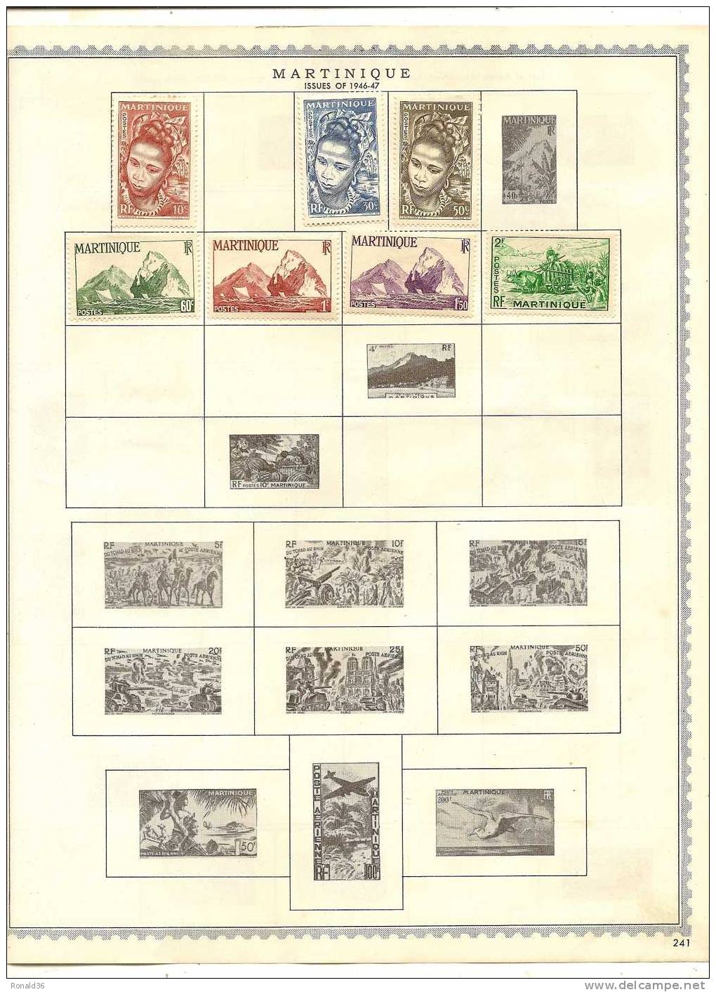 lot de timbre poste , aérienne , cachet ( neuf et oblitéré )  Afrique  ILE MADAGASCAR  MARTINIQUE MAURITANIE  TOGO