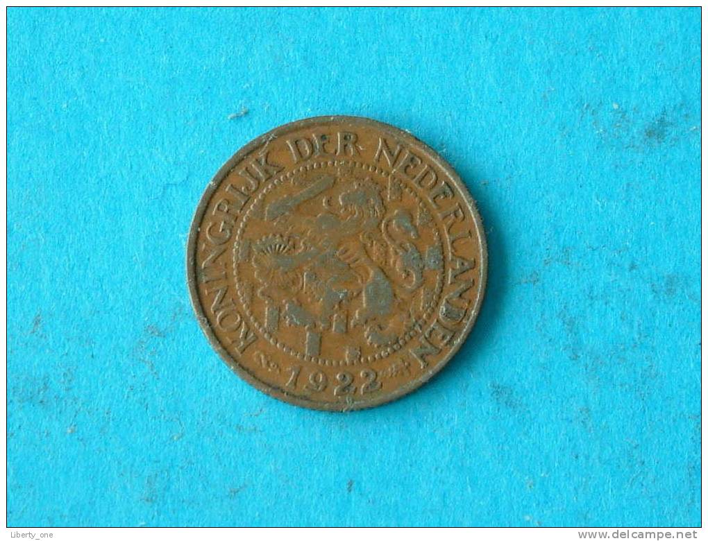 1922 - 1 CENT / KM 152 ( For Grade, Please See Photo ) ! - 1 Cent