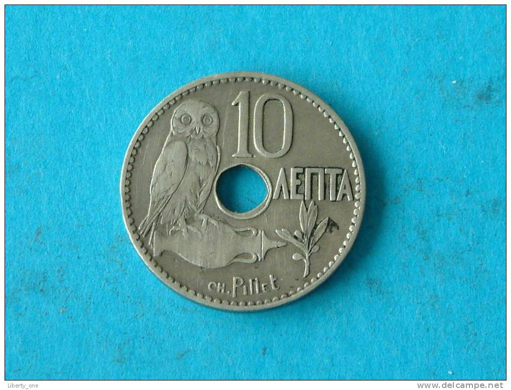 1912 - 10 LEPTA / KM 63 ( For Grade, Please See Photo ) ! - Grèce