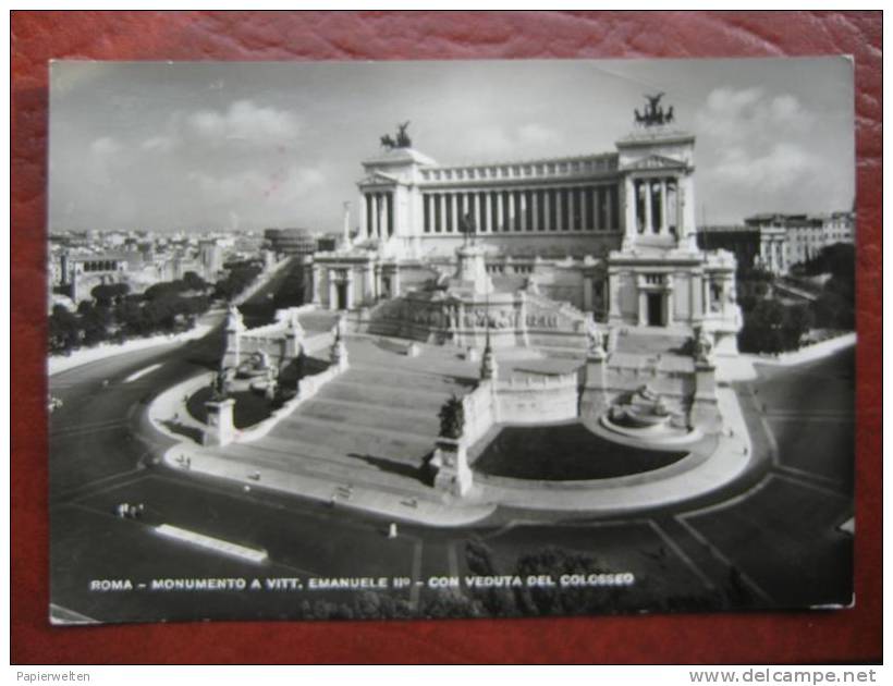 Roma - Monumento A V Emanuele II - Altare Della Patria