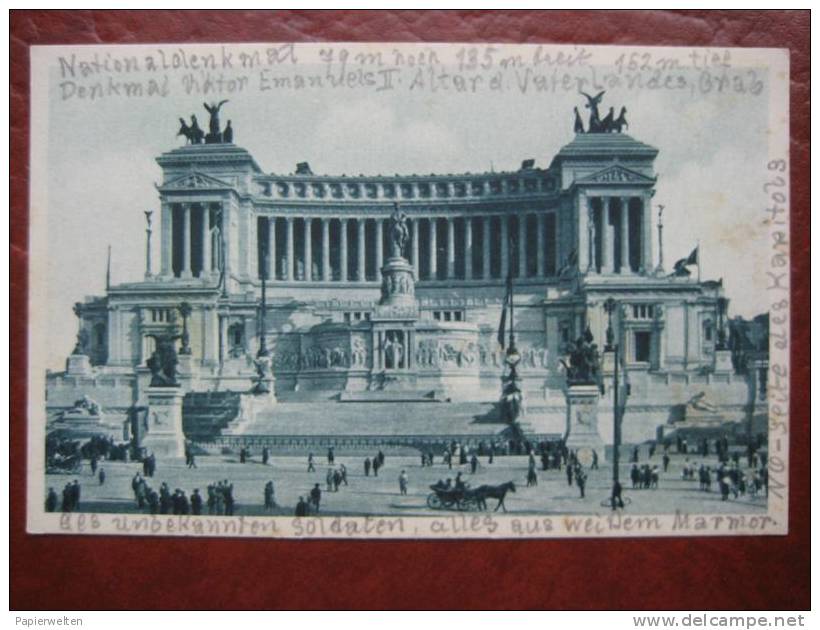 Roma - Monumento A Vittorio Emanuele II - Altare Della Patria