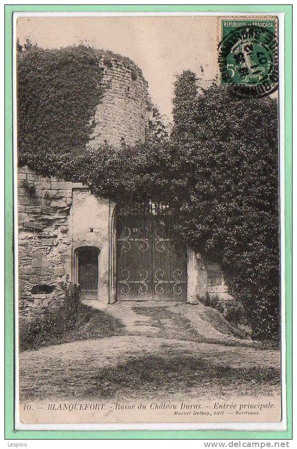 33 - BLANQUEFORT --  Ruines Du Château De Duras - Blanquefort