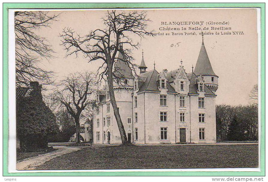 33 - BLANQUEFORT -- Château De Sallede ..... - Blanquefort