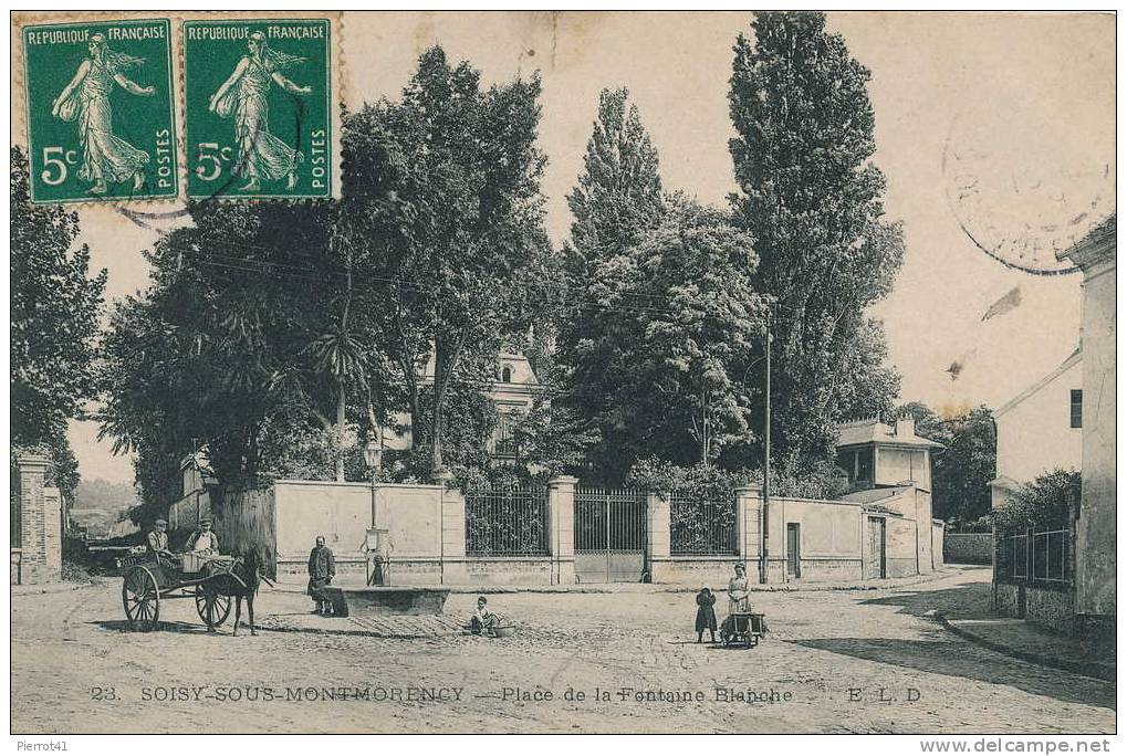 SOISY-SOUS-MONTMORENCY. Place De La Fontaine Blanche - Soisy-sous-Montmorency