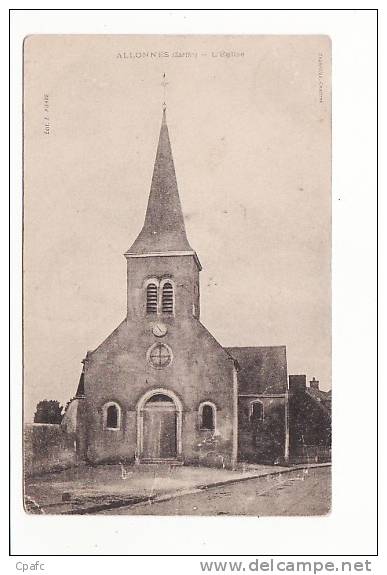 ALLONNES : L'Eglise  / Editeur E. Pierre - Allonnes