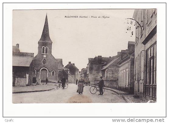 ALLONNES : Place De L´Eglise - Allonnes