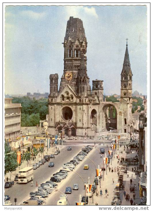 CPSM De Berlin – Kurfürstendamm Und Kaiser-Wilhelm-Gedächtinskirche - Charlottenburg