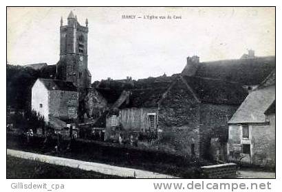 - COULANGES LA VINEUSE - L'Eglise Vue Du Cavé - Coulanges La Vineuse