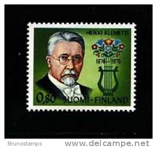 FINLAND - 1976  HEIKKI KLEMETTI  MINT NH - Unused Stamps