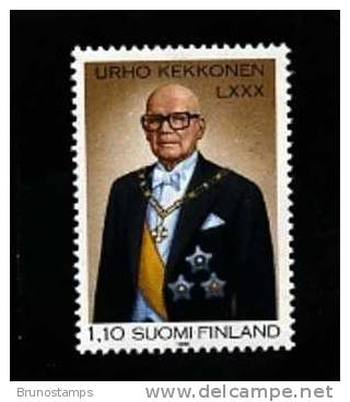 FINLAND - 1980  PRESIDENT BIRTHDAY  MINT NH - Unused Stamps