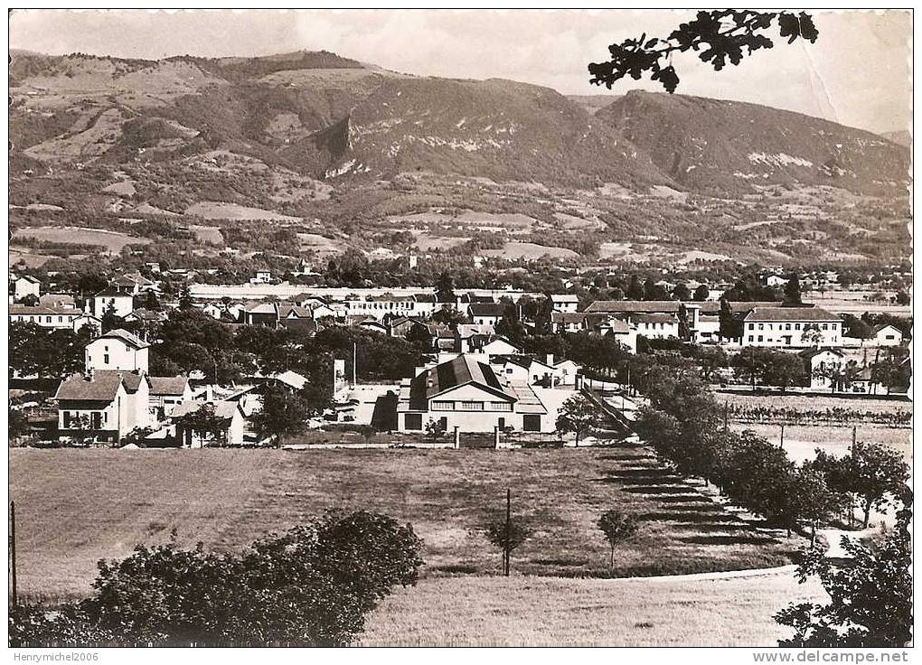 Isère - Saint Marcellin , Quartier Porte De Romans En 1956 , Vue Sur Le Royans , Photo Tiran De Vinay - Saint-Marcellin