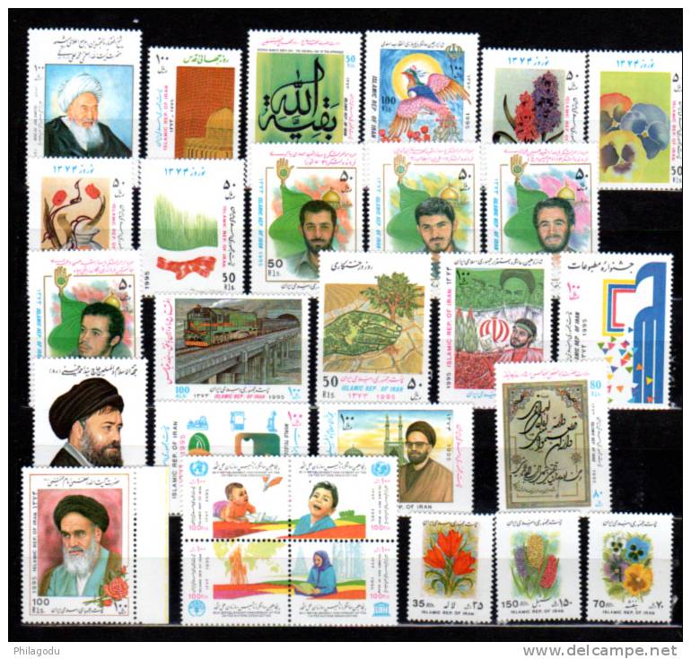 IRAN Année 1995 Incomplète (manque 2421/2427), 2393 Et 2420 **, Cote 50,40 € - Iran