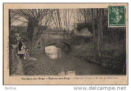 91 SAVIGNY SUR ORGE - Pont Sur L Yvette Et Moulin De Petit Vaux - Savigny Sur Orge