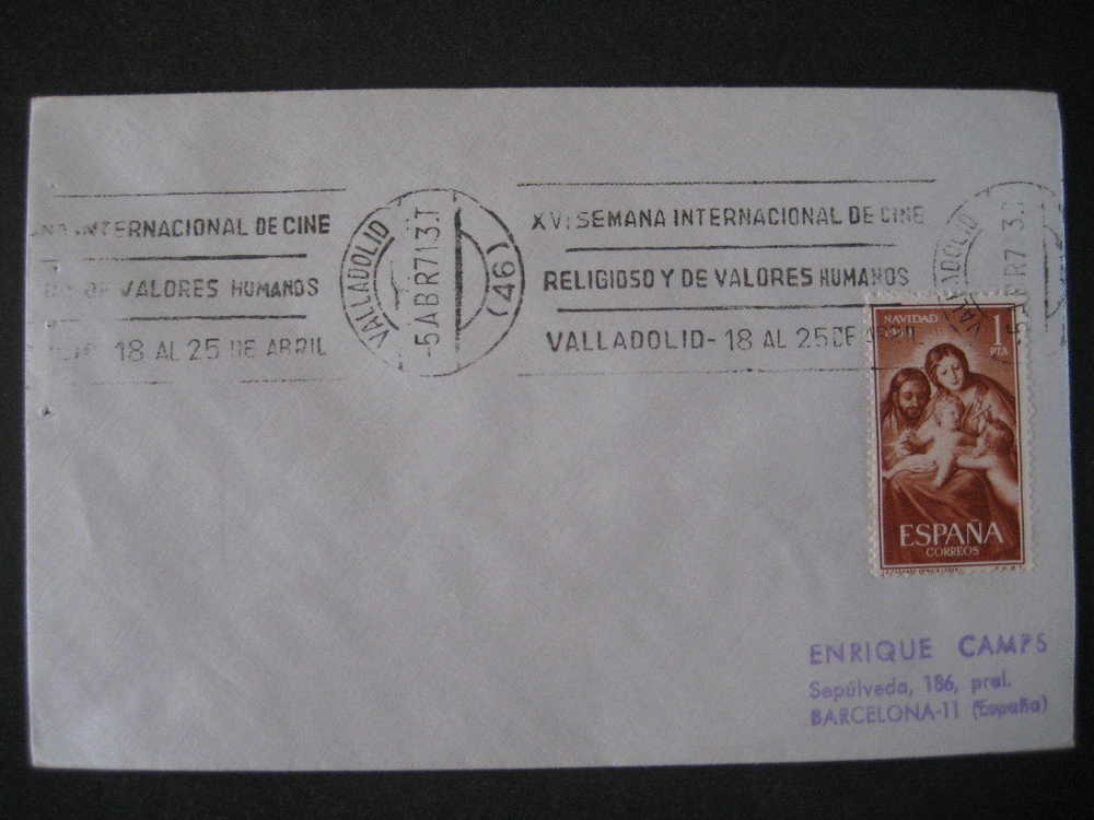 Valladolid Spain 1971 Semana Int Cine Religioso Y Valores H Special Event Cancel Cine Film Cinema Camara Camera Pelicula - Cinema