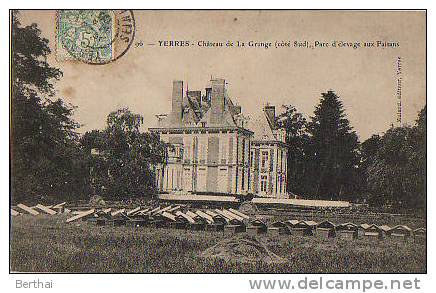 91 YERRES - Chateau De La Grange (cote Sud) - Parc D Elevage Aux Faisans - Yerres
