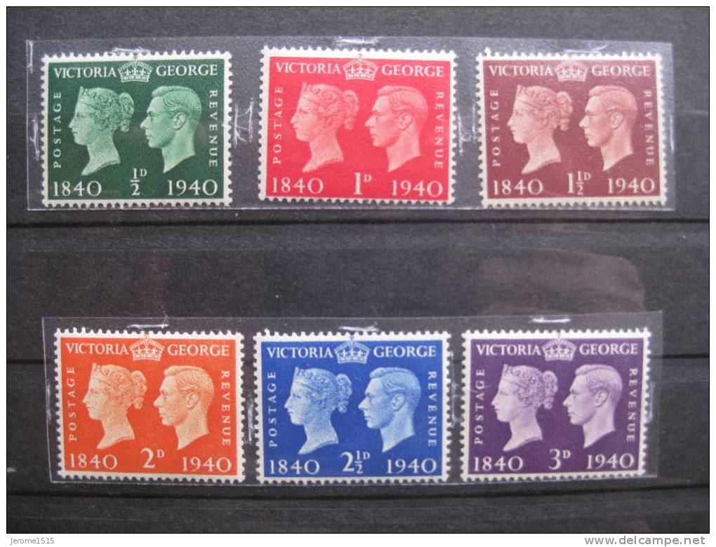 Timbres Grande Bretagne : George VI 1940 - Unused Stamps