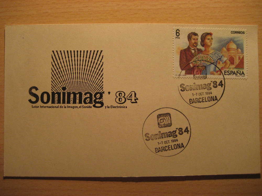 SONIMAG 1984 BCN Salon Imagen Sonido Electronica Cancel Cine Film Cinema Camera Camara Movie Pelicula TV Radio Photo - Cinema