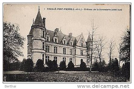 37 NEUILLE PONT PIERRE - Chateau De La Donneterie (cote Sud) - Neuillé-Pont-Pierre