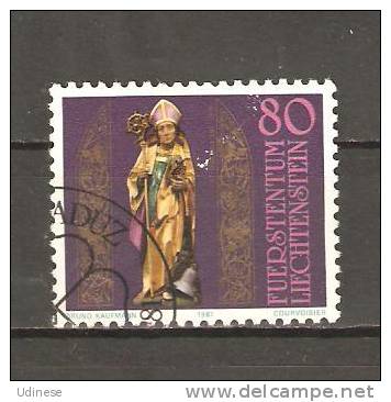 LIECHTENSTEIN 1981  - CPL. SET - USED OBLITERES GESTEMPELT - Usati