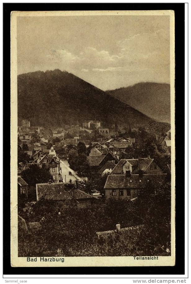 Bad Harzburg  Teilansicht  -  Ansichtskarte Ca. 1933 - Bad Harzburg