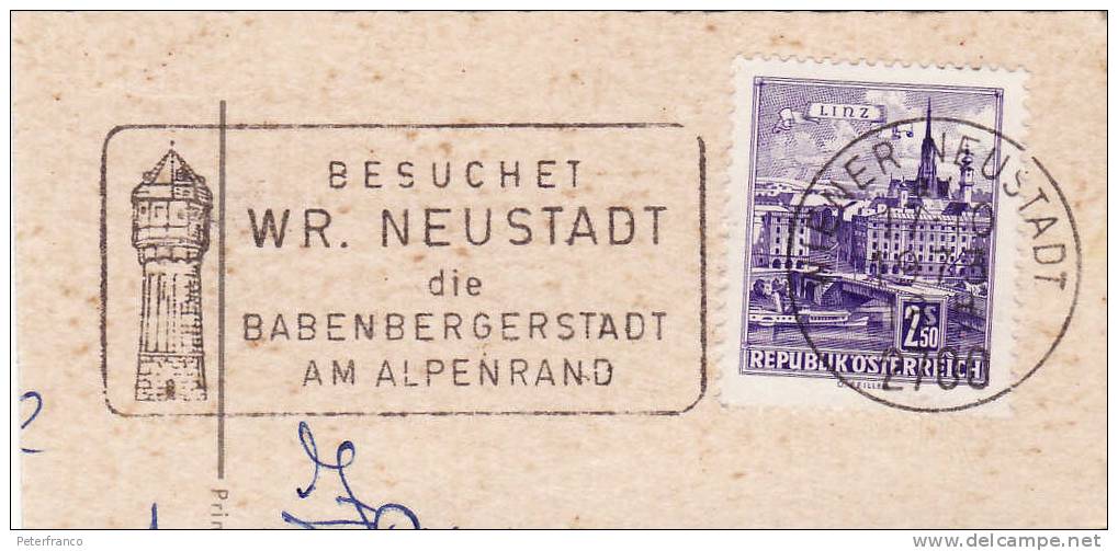 1973 Austria - Visitate La Città Barocca Di Neustadt - Franking Machines (EMA)