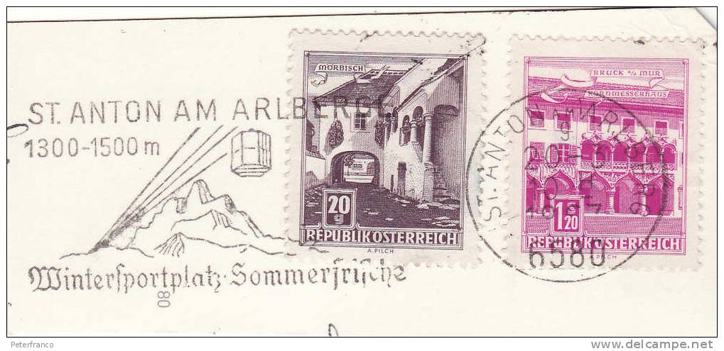 Austria - St. Anton Am Arlberg - Stazione Sciistica - Macchine Per Obliterare (EMA)