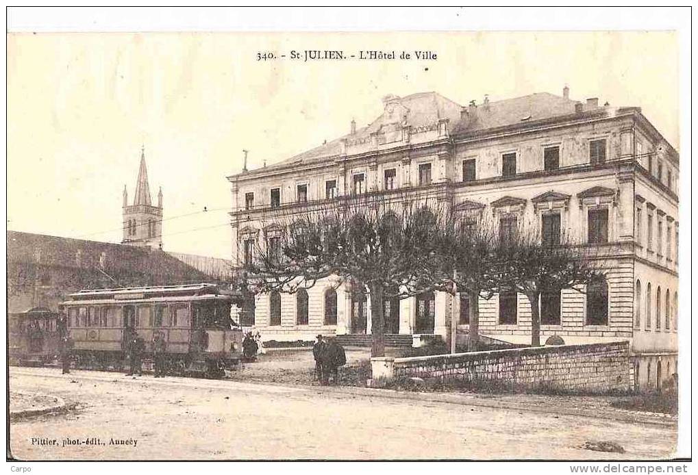 SAINT-JULIEN (en-Genevois). - L'hotel De Ville. (Tramway) - Saint-Julien-en-Genevois