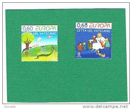 VATICANO - VATICAN - UNIF.1535.1536 -  2010 EUROPA: LIBRI PER BAMBINI (LA BIBBIA NARRATA AI BAMBINI) - NUOVI  (MINT)** - Unused Stamps