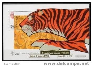 1998 Macau/Macao Stamp S/s - Year Of The Tiger (A) Chinese New Year Zodiac - Neufs