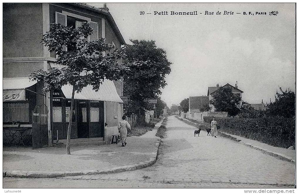 PETIT BONNEUIL - Rue De Brie - Café - Bonneuil Sur Marne