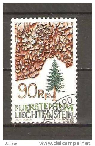 LIECHTENSTEIN 1986 - TRES 90 R  - USED OBLITERE GESTEMPELT - Usados