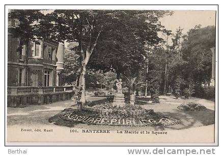 92 NANTERRE - La Marie Et Le Square - Nanterre