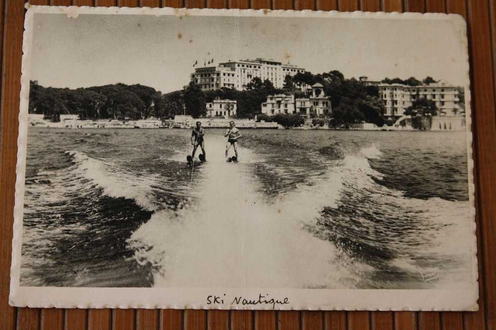 Théme Du SPORTl E  SKI NAUTIQUE à ANTIBES LE 30-09-1939 EDITION MAR -NICE LA COTE D'AZUR Pliure Voir Scann - Ski Nautique