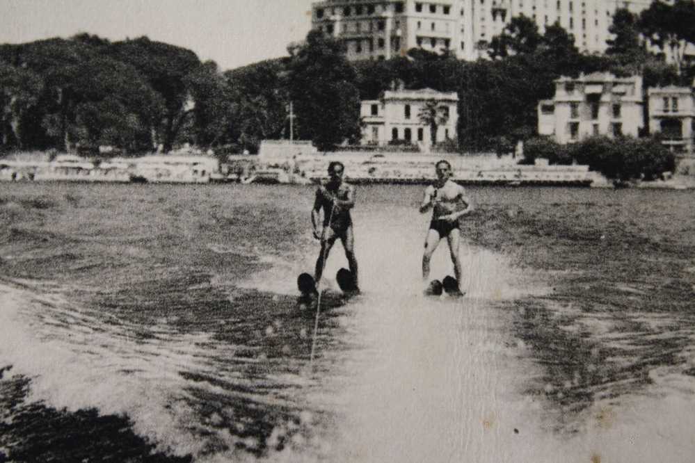 Théme Du SPORTl E  SKI NAUTIQUE à ANTIBES LE 30-09-1939 EDITION MAR -NICE LA COTE D'AZUR Pliure Voir Scann - Ski Nautique