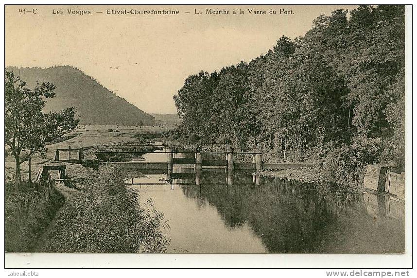 Etival Clairefontaine - La Meurthe à La Vanne Du Pont - Etival Clairefontaine