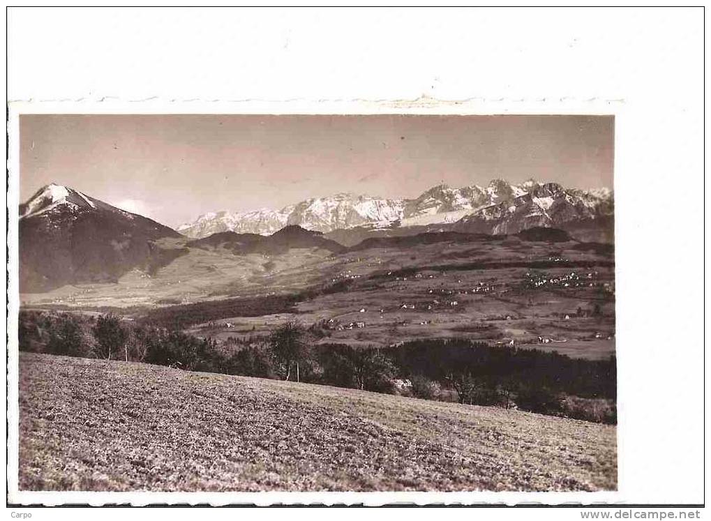 BONNE-sur-MENOGE. - La Chaine Des Alpes Et Le Môle. - Bonne