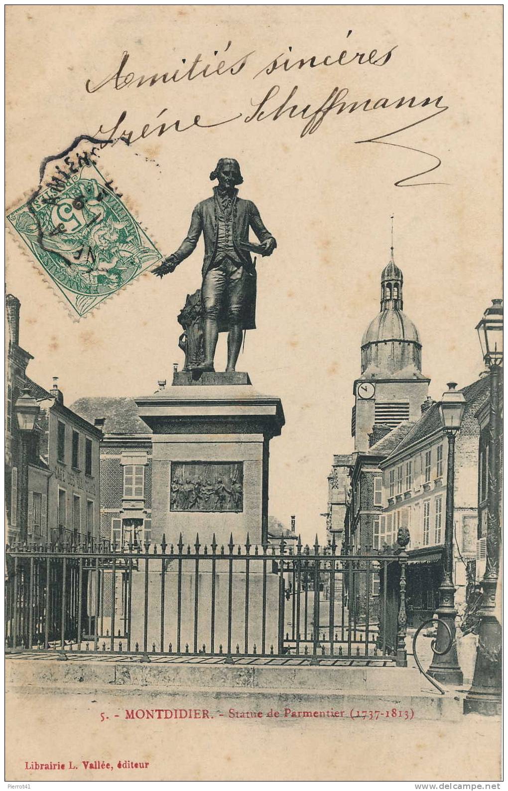 MONTDIDIER. Statue De Parmentier - Montdidier