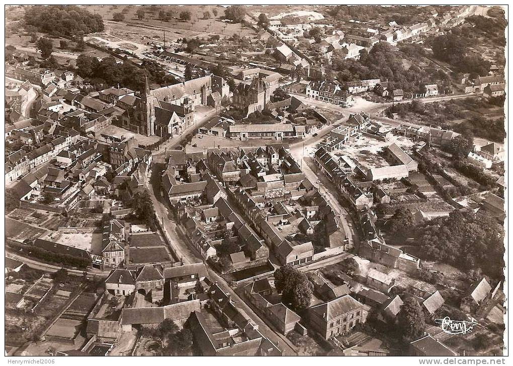 Oise - Crèvecoeur Les Grand , Vue Aérienne En 1955  Photo Ed Cim - Crevecoeur Le Grand