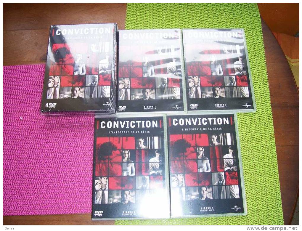 CONVICTION   L´ INTEGRALE    4 DVD - Crime