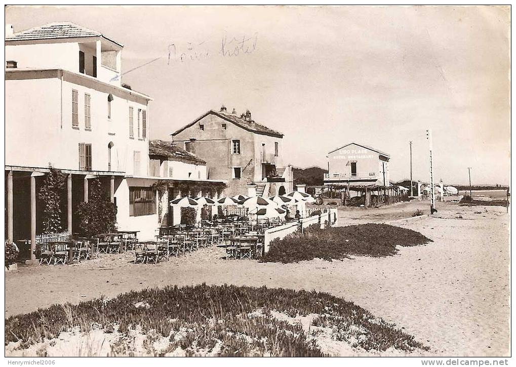 La Corse , Moriani Plage , L'hotel Pascal Paoli Et La Plage En 1966 - Other & Unclassified