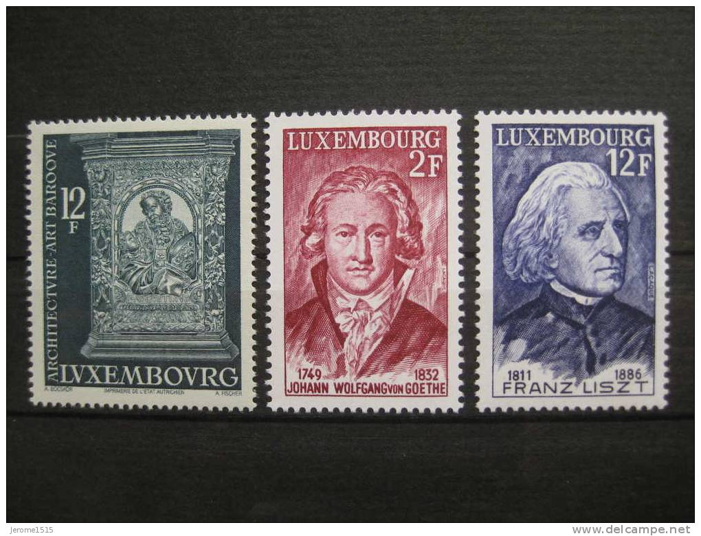 Timbres Luxembourg : Personnalités 1977 - Nuevos