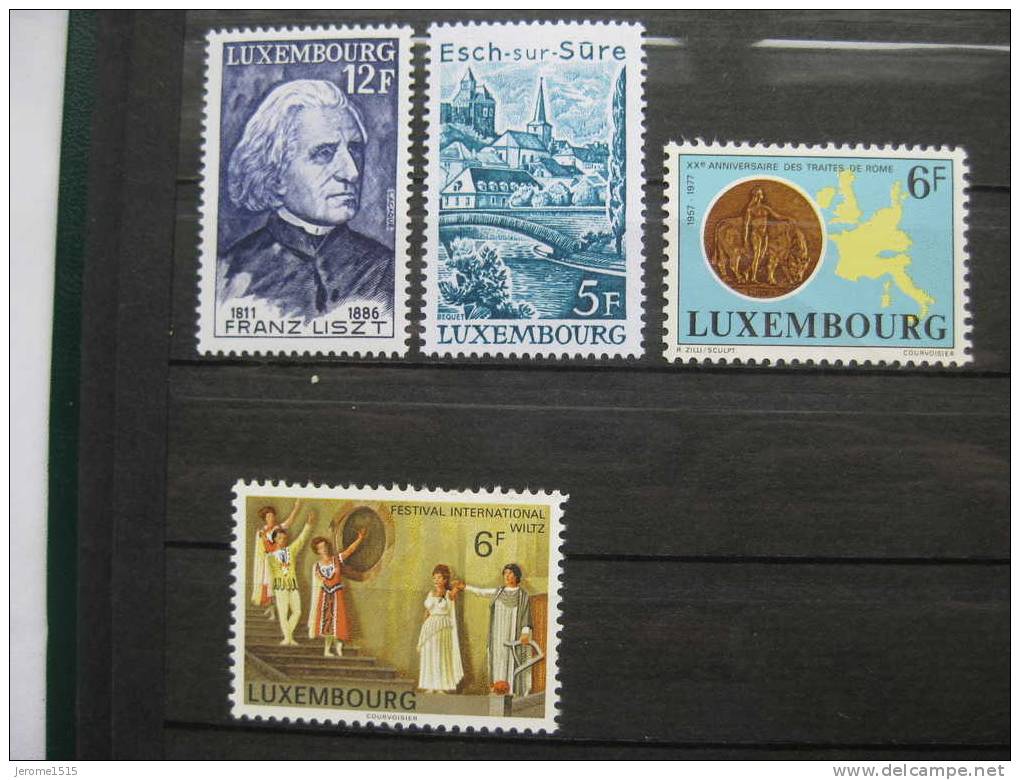 Timbres Luxembourg :  1977 - Ungebraucht