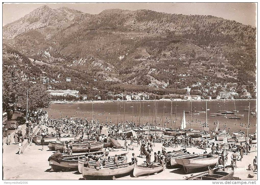 Alpes Maritimes - Menton Le Port Et Vue Sur Le Berceau - Menton